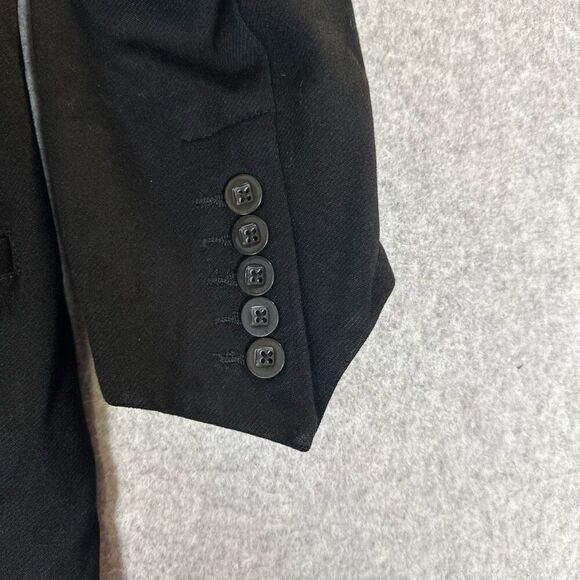 Cabi Womens Size 10 Button Front Blazer Patch Pockets Black Long Sleeves - Picture 5 of 7